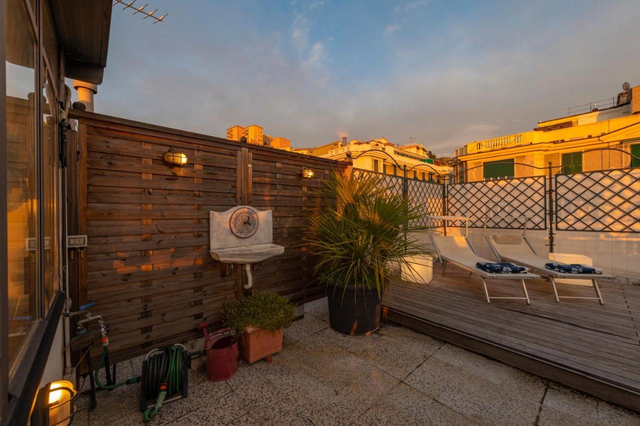 제노바 Castelletto Exclusive Terrace Penthouse 아파트 외부 사진