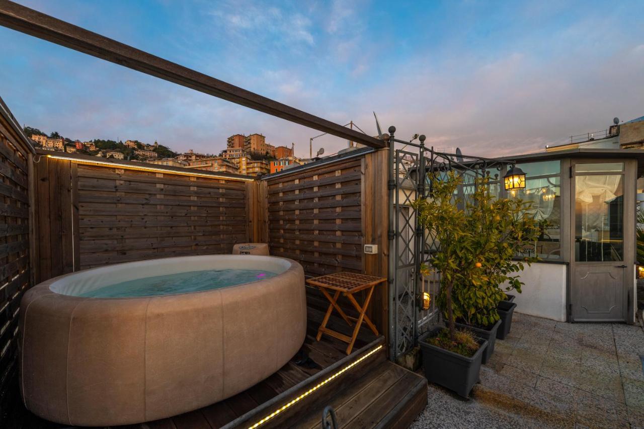 제노바 Castelletto Exclusive Terrace Penthouse 아파트 외부 사진